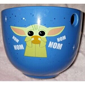 Star Wars Mandalorian Grogu Yoda Nom Nom Ramen Bowl Collectable Ceramic